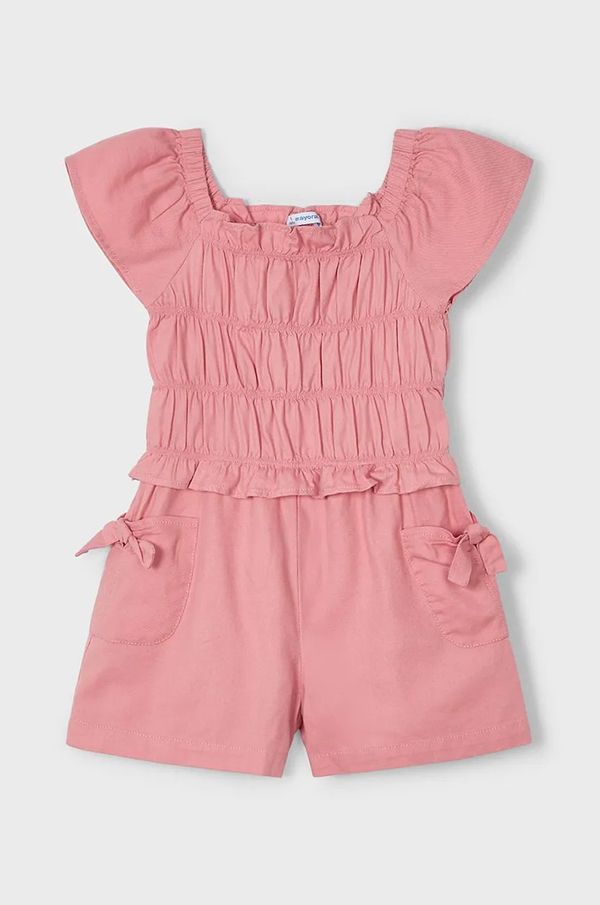 Mayoral Otroški kombinezon Mayoral roza barva, 3873
