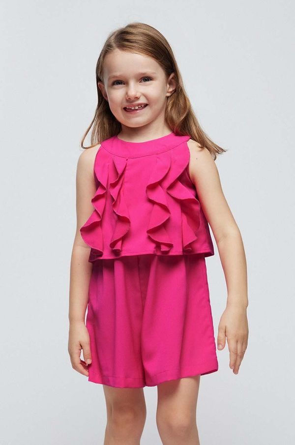 Mayoral Otroški kombinezon Mayoral roza barva