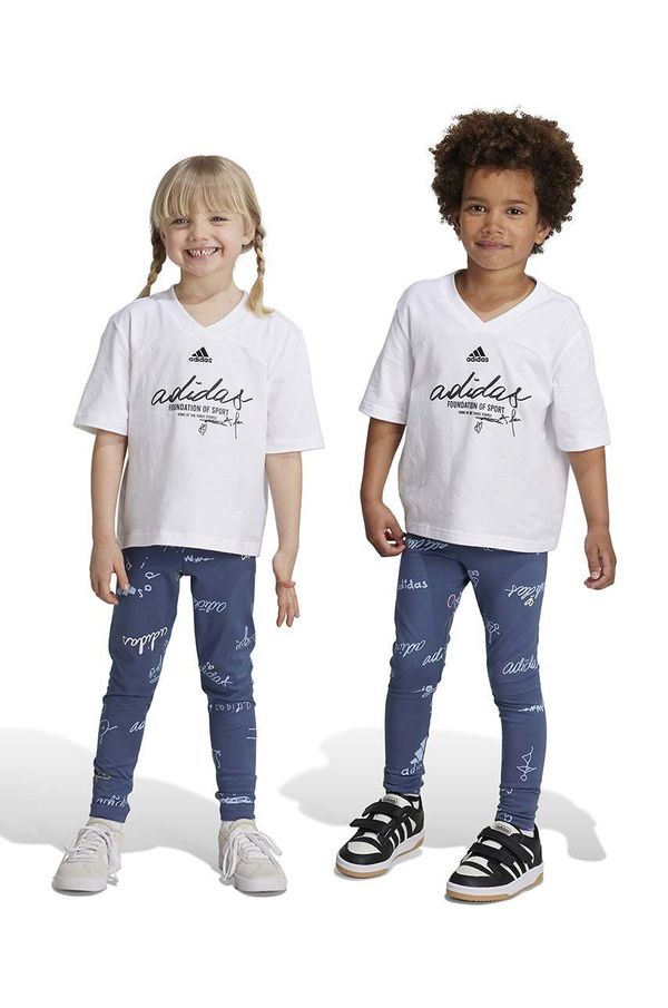 adidas Otroški komplet adidas LK BLUV SET bela barva, IV9443