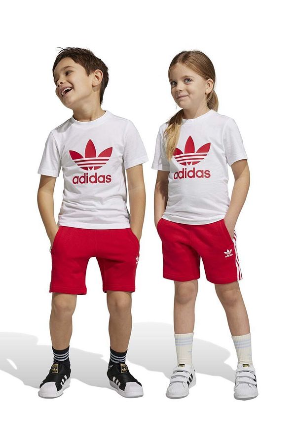 adidas Originals Otroški komplet adidas Originals rdeča barva