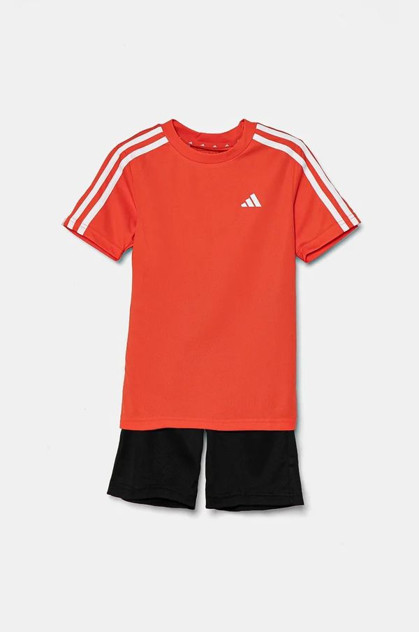 adidas Otroški komplet adidas U TR-ES 3S TSET rdeča barva, IW3299