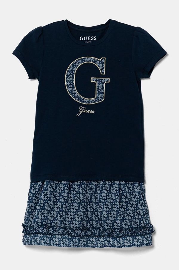 Guess Otroški komplet Guess mornarsko modra barva, K5RG03 K6YW0