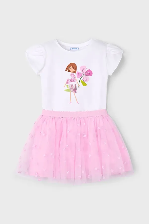 Mayoral Otroški komplet Mayoral roza barva, 3946