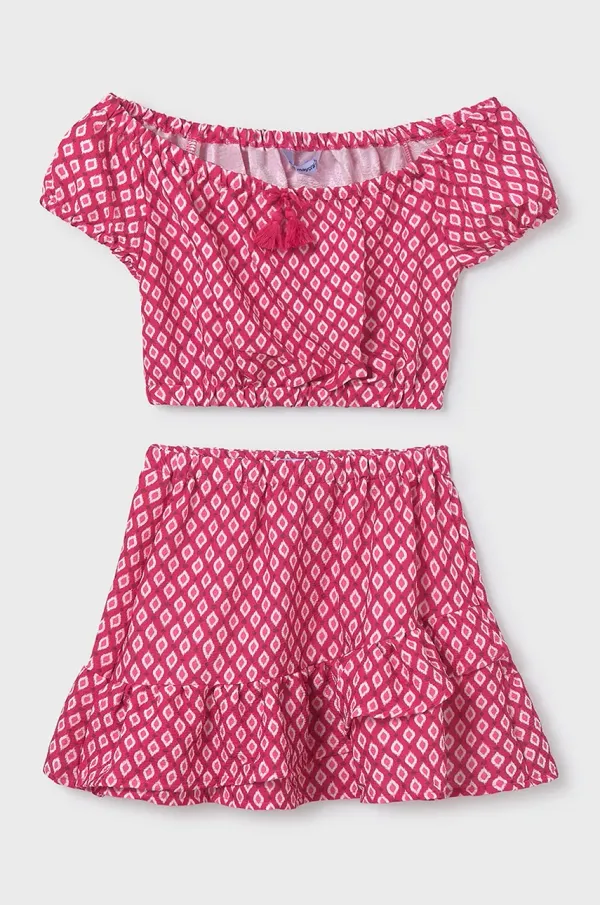 Mayoral Otroški komplet Mayoral roza barva, 6989