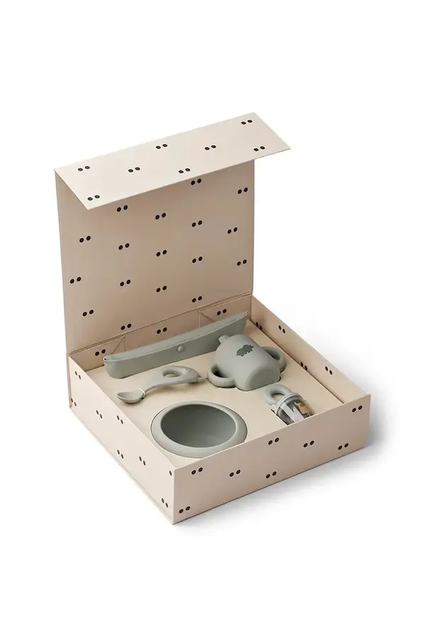 Liewood Otroški komplet posode in jedilnega pribora Liewood Mileah Baby Mealtime Set