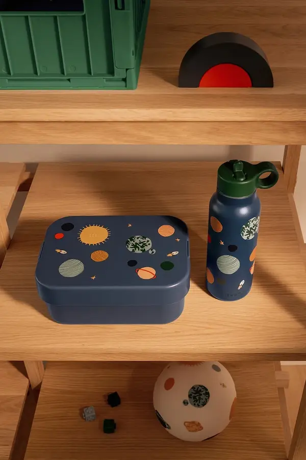 Liewood Otroški komplet škatle za kosilo in stekleničke Liewood Chelsey Printed Lunchbox Set