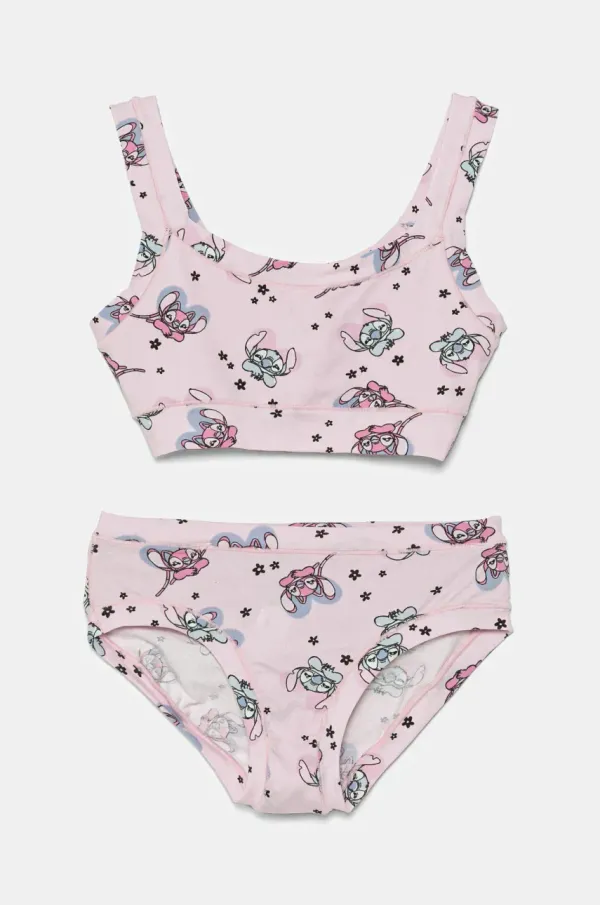 United Colors of Benetton Otroški komplet United Colors of Benetton roza barva, 3VIU0K02N