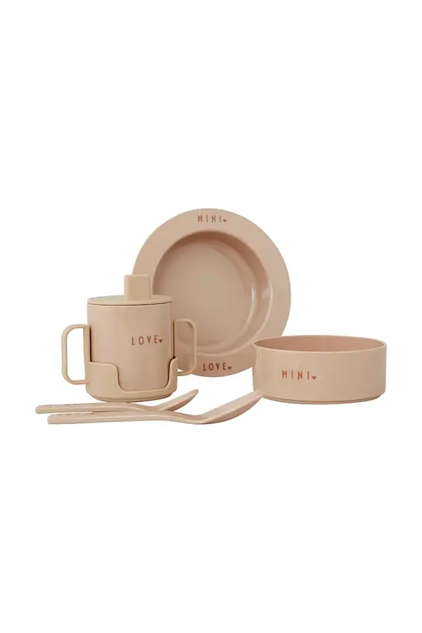 Design Letters Otroški komplet za zajtrk Design Letters Mini Favourite 5-pack