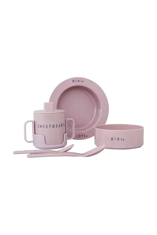 Design Letters Otroški komplet za zajtrk Design Letters Mini Favourite 5-pack