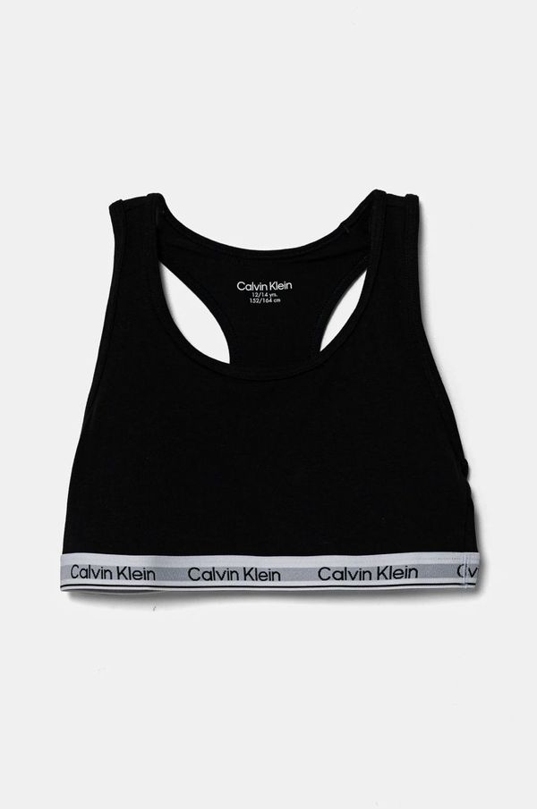 Calvin Klein Underwear Otroški modrček Calvin Klein Underwear 2-pack črna barva, G80G800742