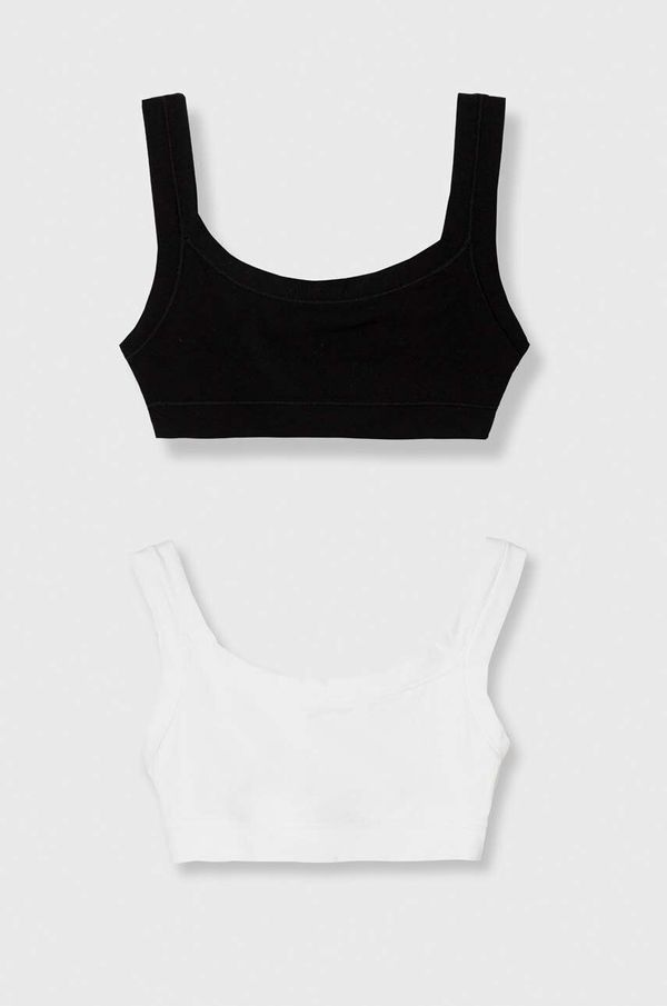 United Colors of Benetton Otroški modrček United Colors of Benetton 2-pack bela barva