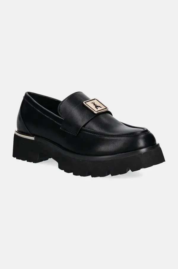 Patrizia Pepe Otroški mokasini Patrizia Pepe črna barva, PPJ893