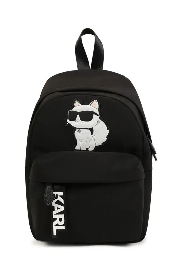Karl Lagerfeld Otroški nahrbtnik Karl Lagerfeld črna barva, Z30406
