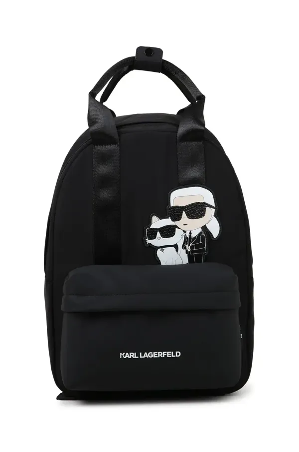 Karl Lagerfeld Otroški nahrbtnik Karl Lagerfeld črna barva, Z30559