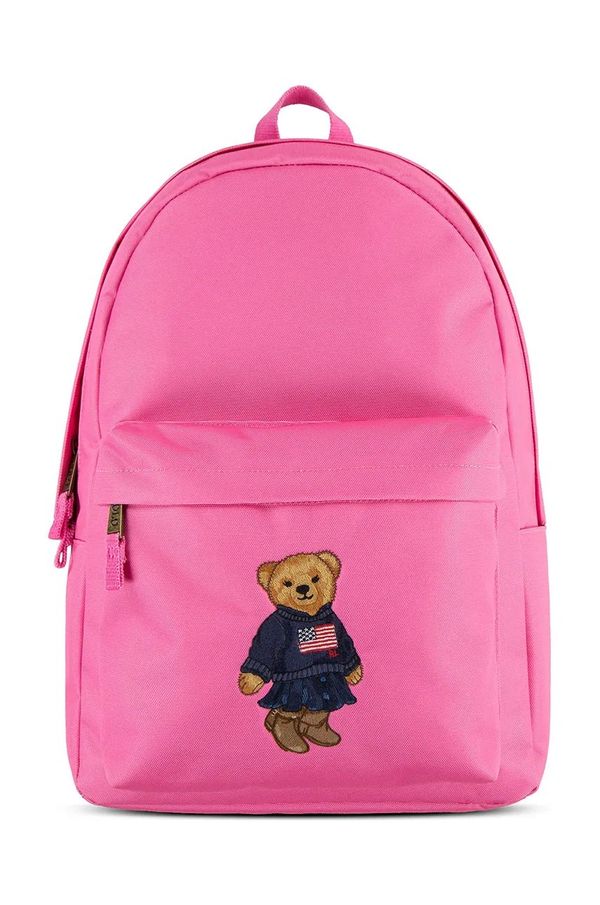 Polo Ralph Lauren Otroški nahrbtnik Polo Ralph Lauren roza barva, 9AR149.G