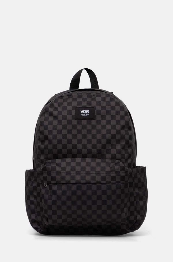 Vans Otroški nahrbtnik Vans Old Skool Grom Check Backpack črna barva, VN000J3KBA51