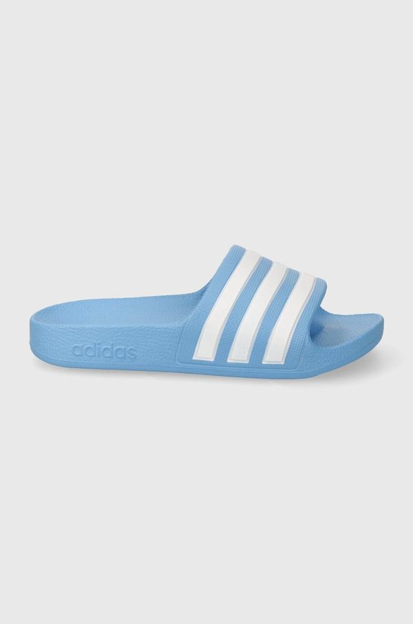 adidas Otroški natikači adidas ADILETTE AQUA K turkizna barva