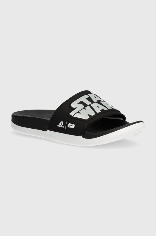 adidas Otroški natikači adidas ADILETTE COMFORT STAR WARS K črna barva