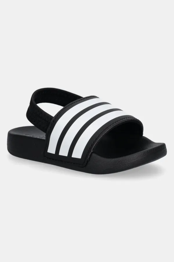 adidas Otroški natikači adidas ADILETTE ESTRAP črna barva, JR5323