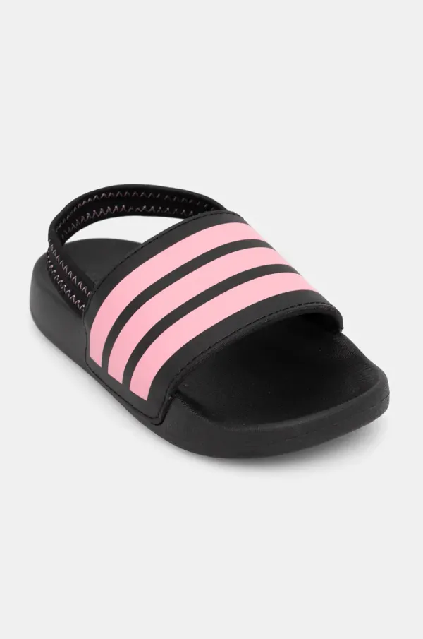 adidas Otroški natikači adidas ADILETTE ESTRAP črna barva, JR5325