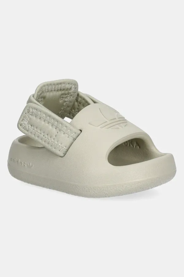 adidas Originals Otroški natikači adidas Originals ADIFOM ADILETTE bež barva, IG8438