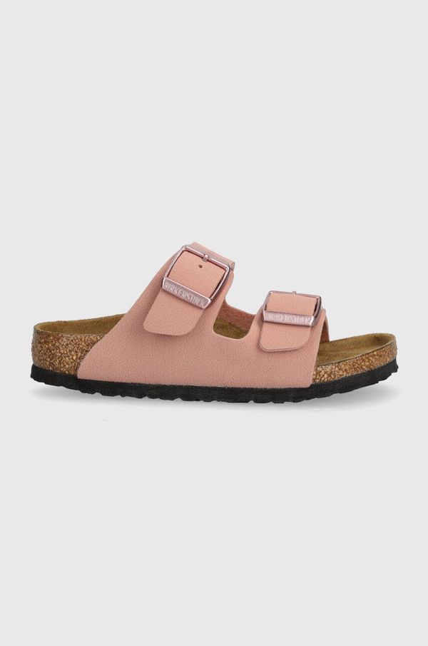 Birkenstock Otroški natikači Birkenstock Arizona Kids BFBC roza barva