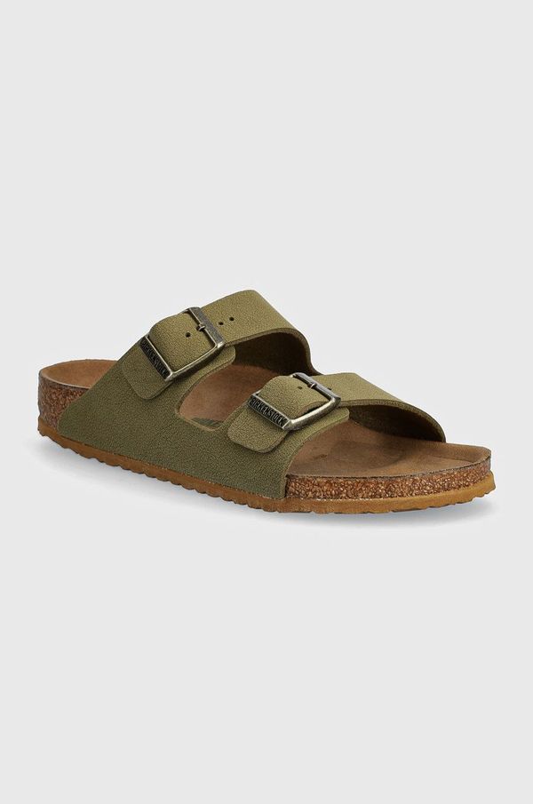 Birkenstock Otroški natikači Birkenstock Arizona zelena barva, 1027829