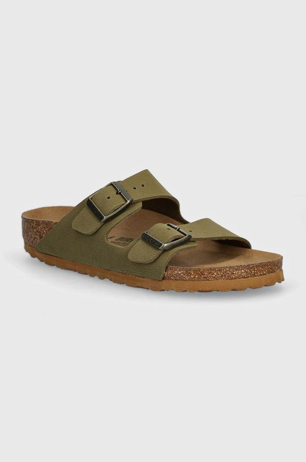 Birkenstock Otroški natikači Birkenstock Arizona zelena barva, 1027829