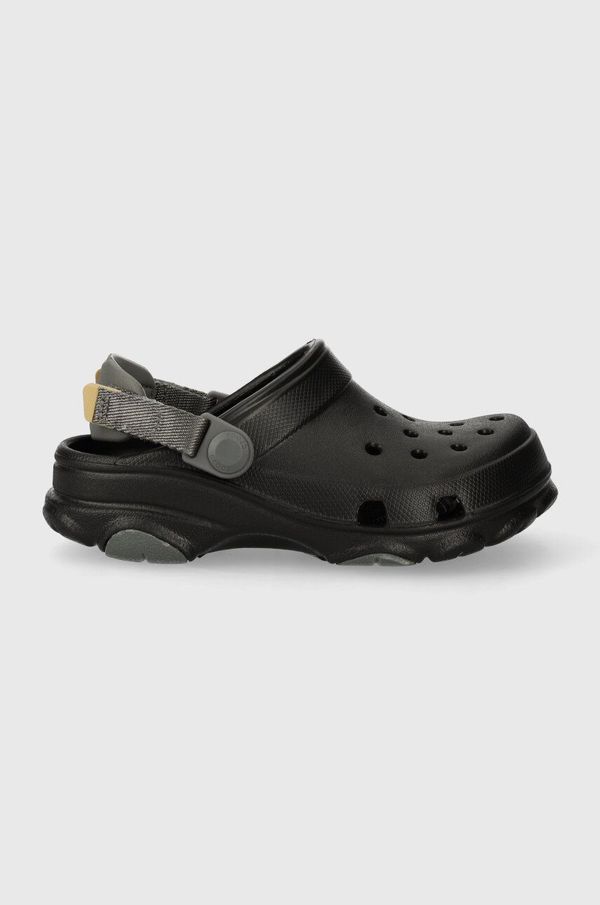 Crocs Otroški natikači Crocs 207458 All Terrain Clog K črna barva