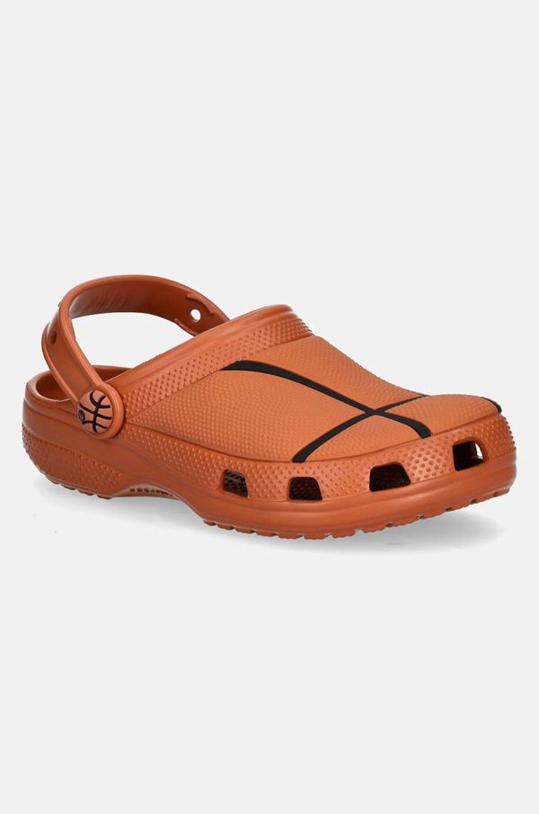 Crocs Otroški natikači Crocs CLASSIC BASKETBALL CLOG oranžna barva, 210156