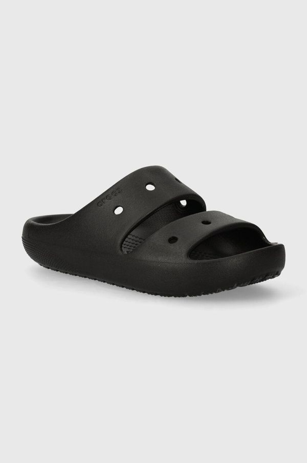 Crocs Otroški natikači Crocs CLASSIC SANDAL V črna barva