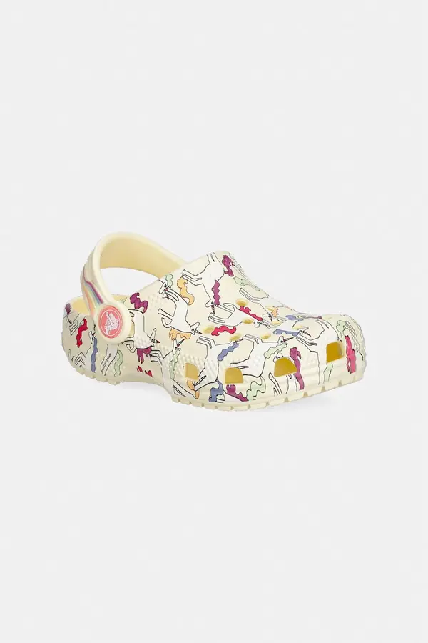 Crocs Otroški natikači Crocs CLASSSIC UNICORN GRAPHIC CLOG T
