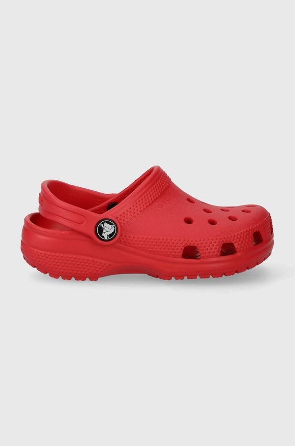 Crocs Otroški natikači Crocs rdeča barva