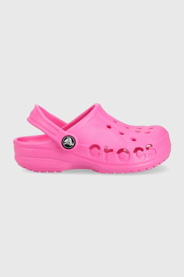 Crocs Otroški natikači Crocs roza barva