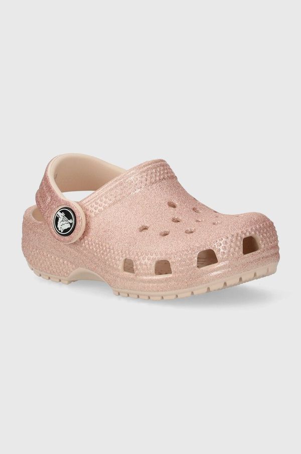 Crocs Otroški natikači Crocs roza barva