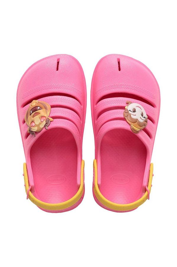 Havaianas Otroški natikači Havaianas CLOG PRINCESAS roza barva