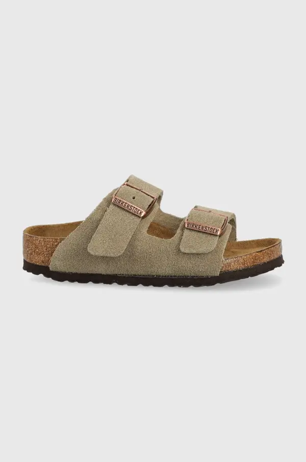 Birkenstock Otroški natikači iz semiša Birkenstock