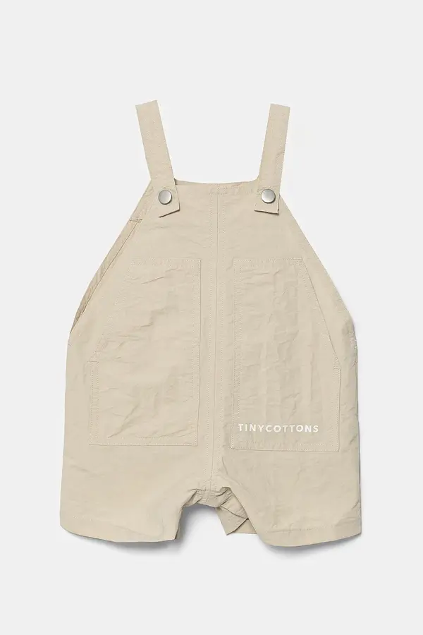 Tinycottons Otroški pajac Tinycottons SOLID SHORT DUNGAREE