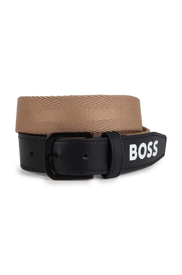 Boss Otroški pas BOSS črna barva, J51573