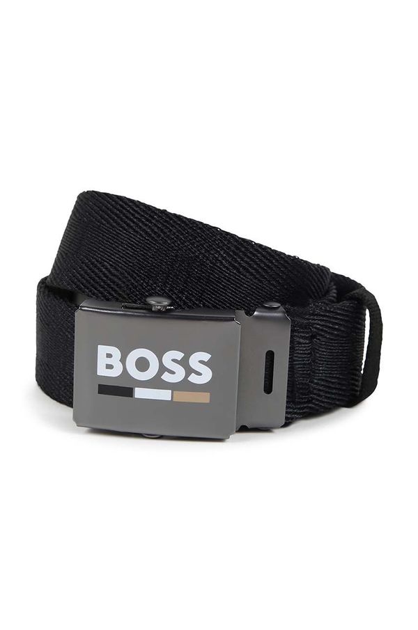 Boss Otroški pas BOSS črna barva, J51575