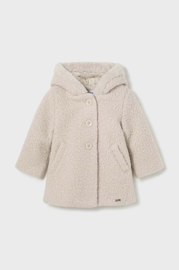 Mayoral Otroški plašč Mayoral bež barva, 2478