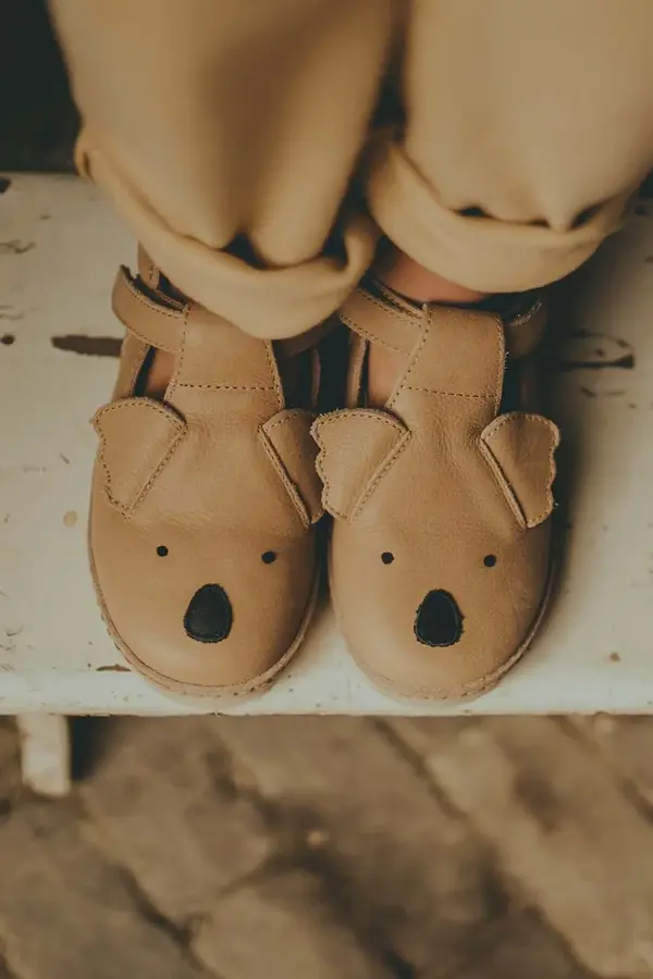 Donsje Otroški polškornji iz semiša Donsje Xan Classic Shoes Koala