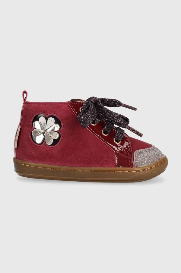 Shoo Pom Otroški polškornji Shoo Pom bordo barva