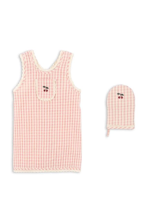 Konges Sløjd Otroški predpasnik Konges Sløjd KIDS FRILL APRON SET KS102011