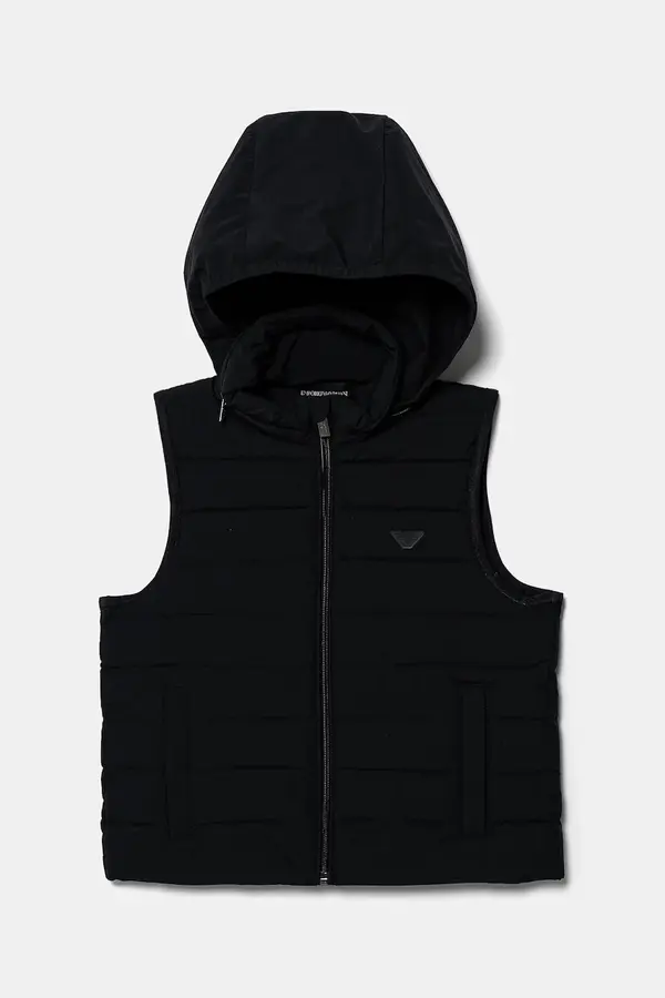 Emporio Armani Otroški puhasti brezrokavnik Emporio Armani