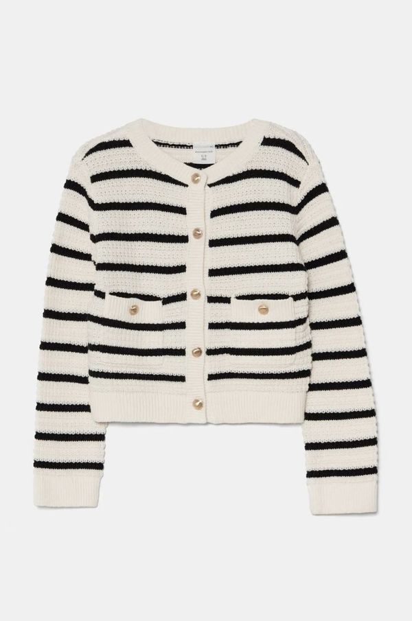 Abercrombie & Fitch Otroški pulover Abercrombie & Fitch bež barva