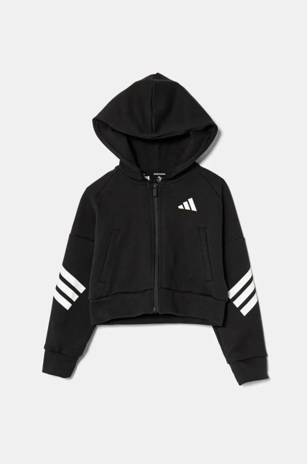 adidas Otroški pulover adidas črna barva, JJ4847