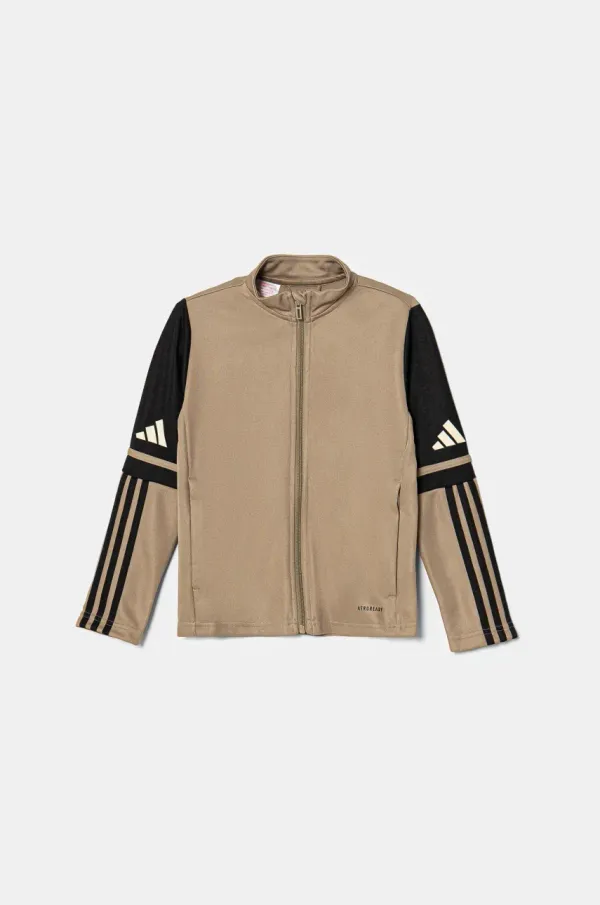 adidas Performance Otroški pulover adidas Performance bež barva, JP3398