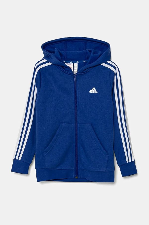 adidas Otroški pulover adidas U 3S FL FZ HOOD s kapuco, IX9535