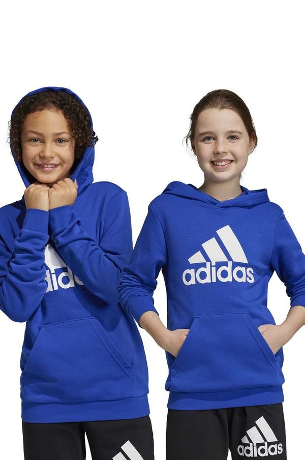 adidas Otroški pulover adidas U BL s kapuco